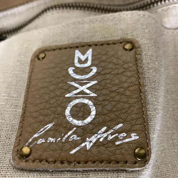 MUXO Large Tan Leather Shoulder Bag - Picture 11 of 17
